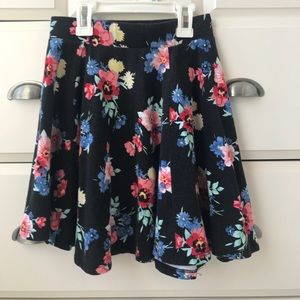 SO Floral Skater Skirt